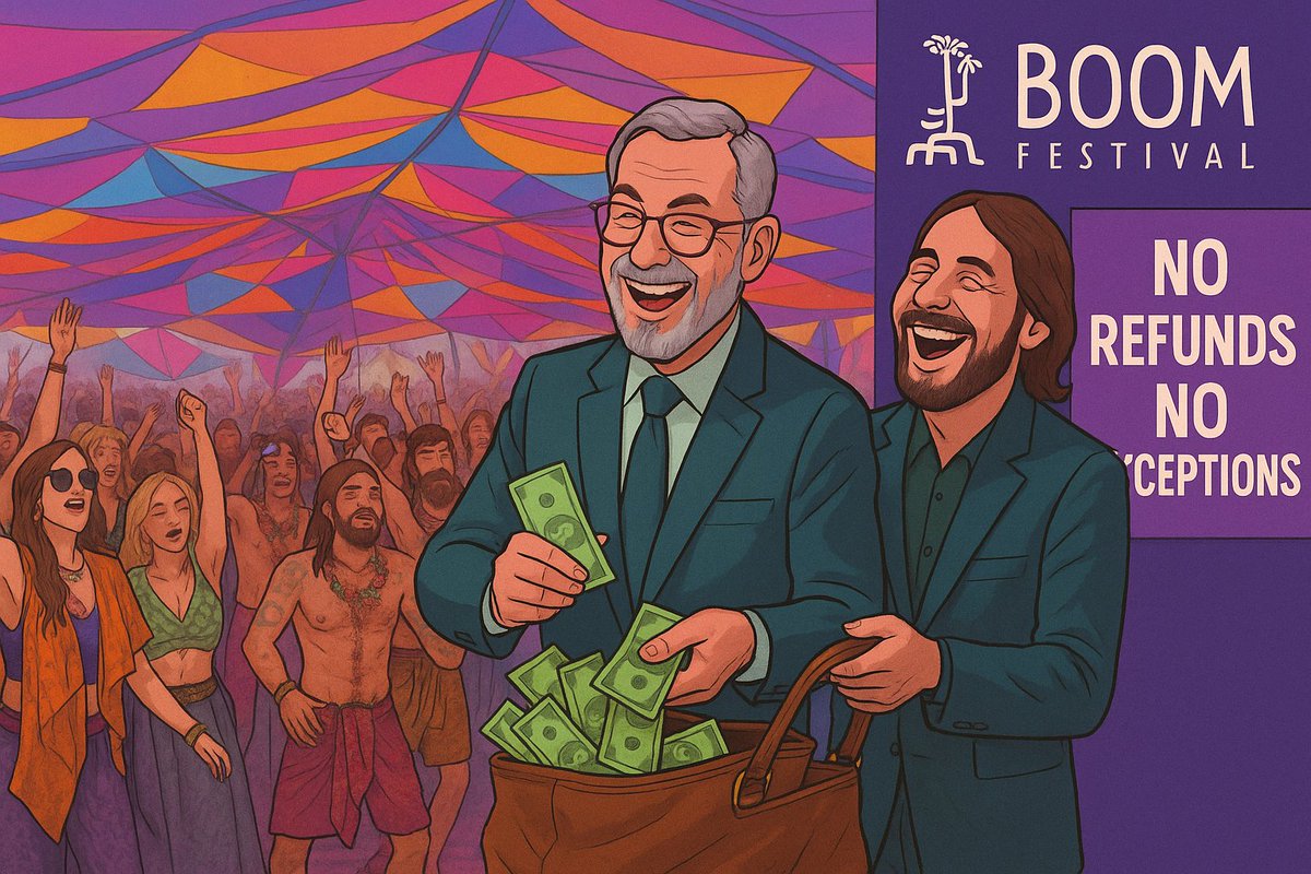 Boom Festival is BOOO 🎪
Got invited to TEDx—had to stay in the U.S. Asked to postpone or transfer my ticket? Denied.
Only option: resale with 20% fee + I lose my shuttle pass.
You preach love and humanity—start acting like it.
#BoomFestival #Boom25 #NotSoBoom <a href="/boomfestivalHQ/">BoomFestivalOfficial</a>