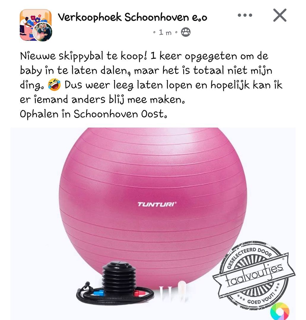 Last van een opgeblazen gevoel? #taalvout



(Met dank aan Brenda Venderbos!)