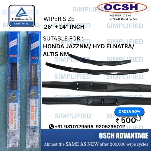 simplified_auto's tweet photo. HONDA JAZZNM/ HYD ELNATRA/ ALTIS NM CAR WIPER

Simplified Auto Parts Pvt. Ltd.
Premium Quality Auto Parts – Durable, Reliable &amp; Affordable

#SimplifiedAuto #CarParts #DriveSmooth #AutoCare #QualityMatters #simplified #Wiperlades #Syndicatewipers #Automobilewiper #Elnatra #Honda https://t.co/tgGFO4jKEL