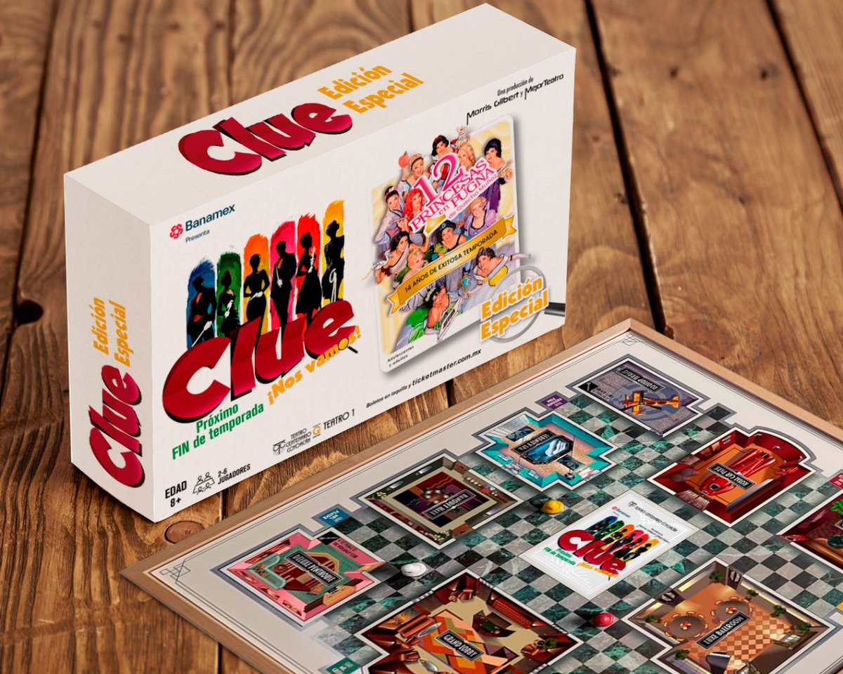 Las <a href="/12_Princesas/">12Princesas en Pugna</a> visitan a <a href="/clueobramx/">Clue Obra</a> ¡Esto se va a descontrolar!
Viernes 21:00 horas Teatro Centenario