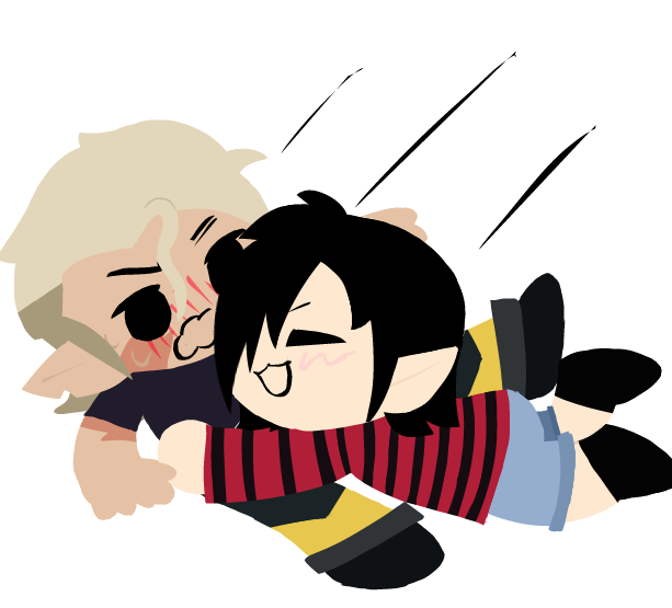 fandom: owl house>;3

pairing: hunter and vin

ship name: goldencat (temp/undecided)

ship icon: 🐦🔴🐈‍⬛

relationship: dating;3

about sharing: selective / ns