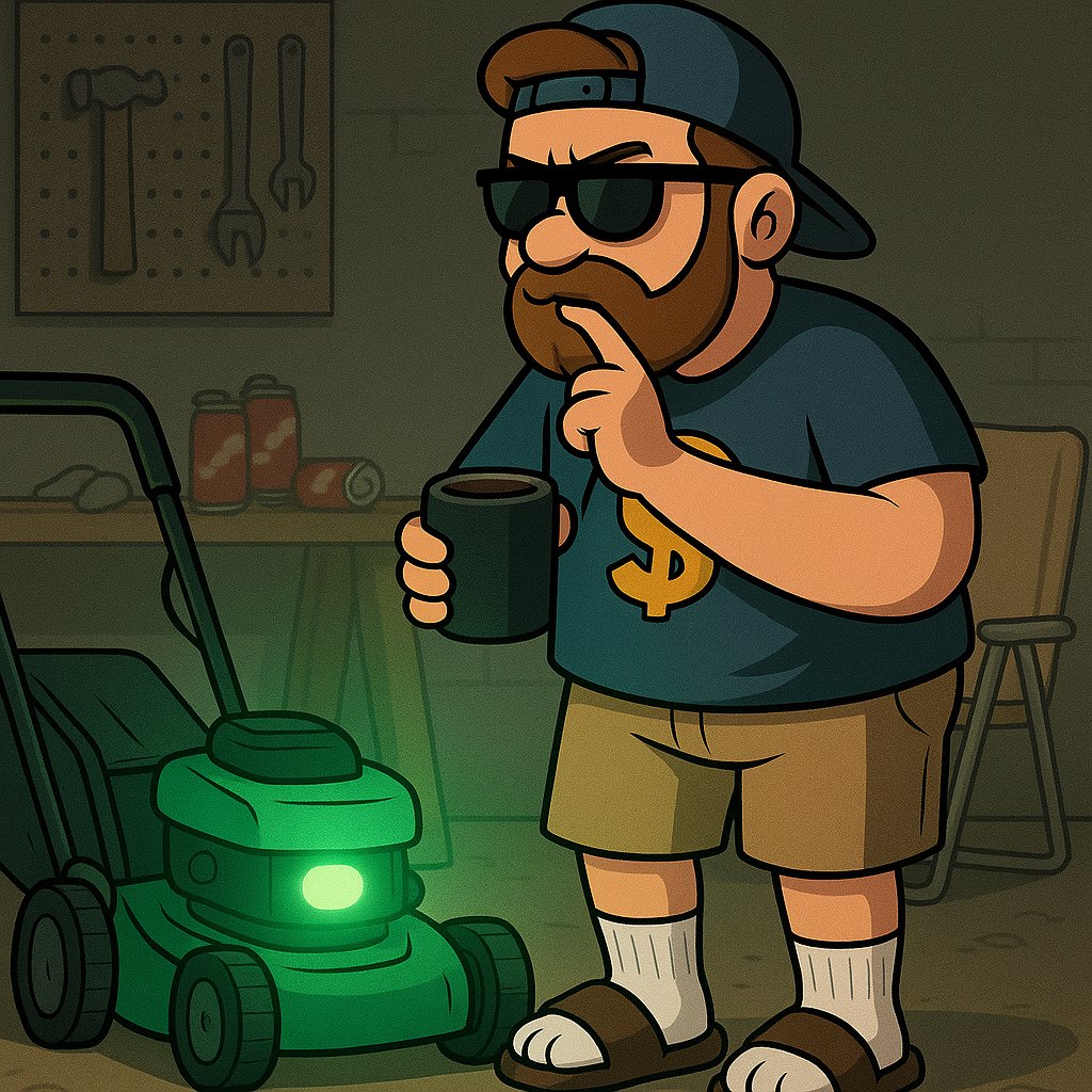 Just heard Dad whisper to his lawnmower:
“We ride at green.” 🧢🌱

No context. Just conviction.

#DadBodCoin #DADToken #CryptoDads #BuiltDifferent #MowToTheMoon #SolanaMemeCoins