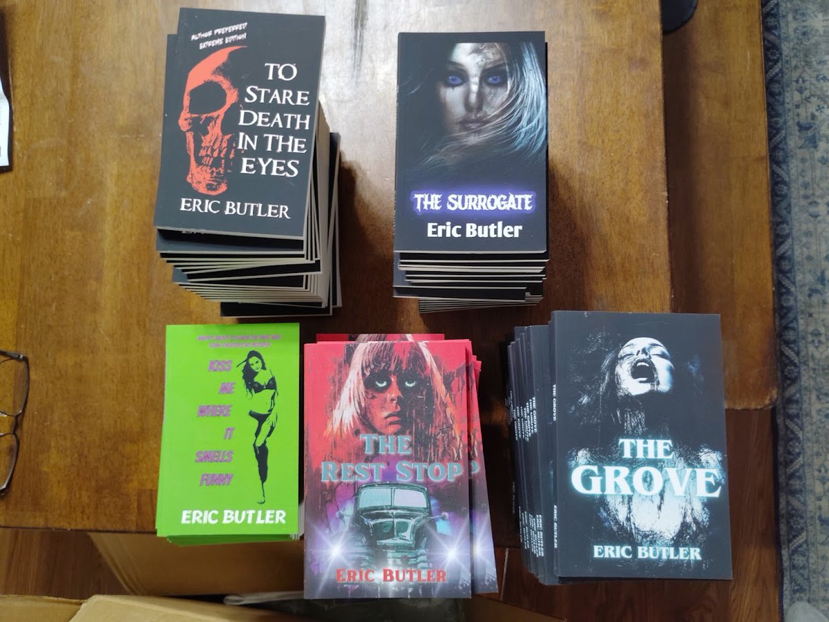 Books are coming in. Hope to see you soon at one of the many events I'll be at in the coming months