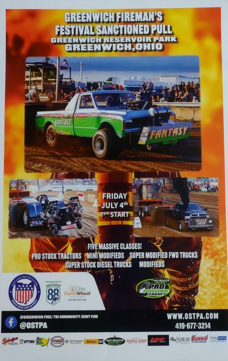 Beer Money Pulling Team (@beermoneypull) on Twitter photo OSTPA on #FullPullLive 
Two Big Pulls to Celebrate the 4th! 🇺🇸
This Thursday and Friday, the action is in Mount Gilead, OH and Greenwich, OH with OSTPA — two powerhouse shows to kick off your Independence Day weekend.
Can’t be there in person? No problem.
📺 Watch it all LIVE OSTPA on #FullPullLive 
Two Big Pulls to Celebrate the 4th! 🇺🇸
This Thursday and Friday, the action is in Mount Gilead, OH and Greenwich, OH with OSTPA — two powerhouse shows to kick off your Independence Day weekend.
Can’t be there in person? No problem.
📺 Watch it all LIVE