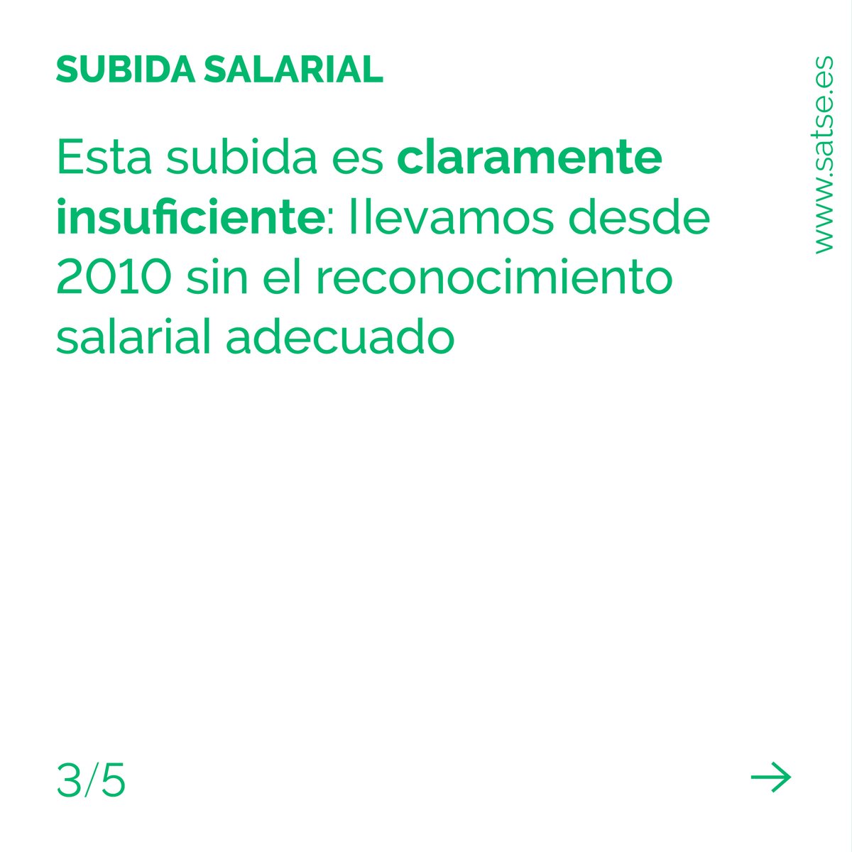 Sindicato_SATSE's tweet photo. El Gobierno por fin aprueba la subida salarial pendiente 

Enfermeras y fisioterapeutas recibirán en agosto el incremento del 0,5% pendiente, pero NO basta 🆘

Reclamamos una subida salarial del 4% fijo, más un 0,5% en 2026 📢

https://t.co/iNjztth6Yg #Enfermería #Fisioterapia