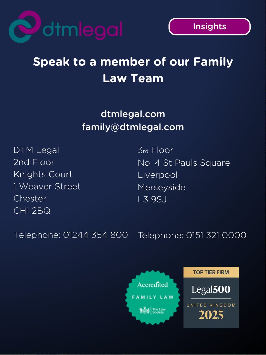 Our latest article from the Family Law team at DTM Legal explains what to do if your partner asks for a divorce or separation.

Read the full article here: dtmlegal.com/legalupdates/w…

#familylaw #divorce #separation #LegalGuidance #Solicitors #legal