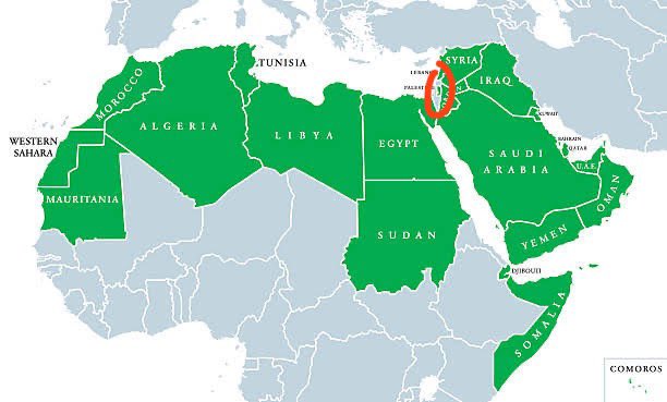 Les Arabes (en vert) qualifient Israël (en rouge) de colonisateur impérialiste.. 🤡🤣🤣🤣😭🤡… Honnêtement c’est très fort d’avoir réussi cette inversion accusatoire MASSIVE, pour que ça marche autant, quelle autre explication que la haine des juifs ? Logique niveau CP, rasoir