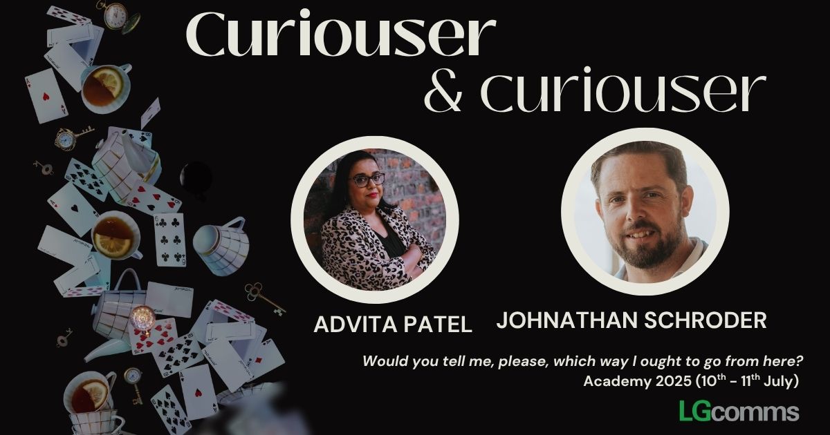Breaking news! Advita Patel and Johnathan Schroder are joining forces at Academy 2025 to help attendees unlock their inner confidence with their session - ‘Decoding confidence: The seven habits to lead well and live well.’ Intrigued? Find out more here. lgcomms.org.uk/lgcomms-academ…