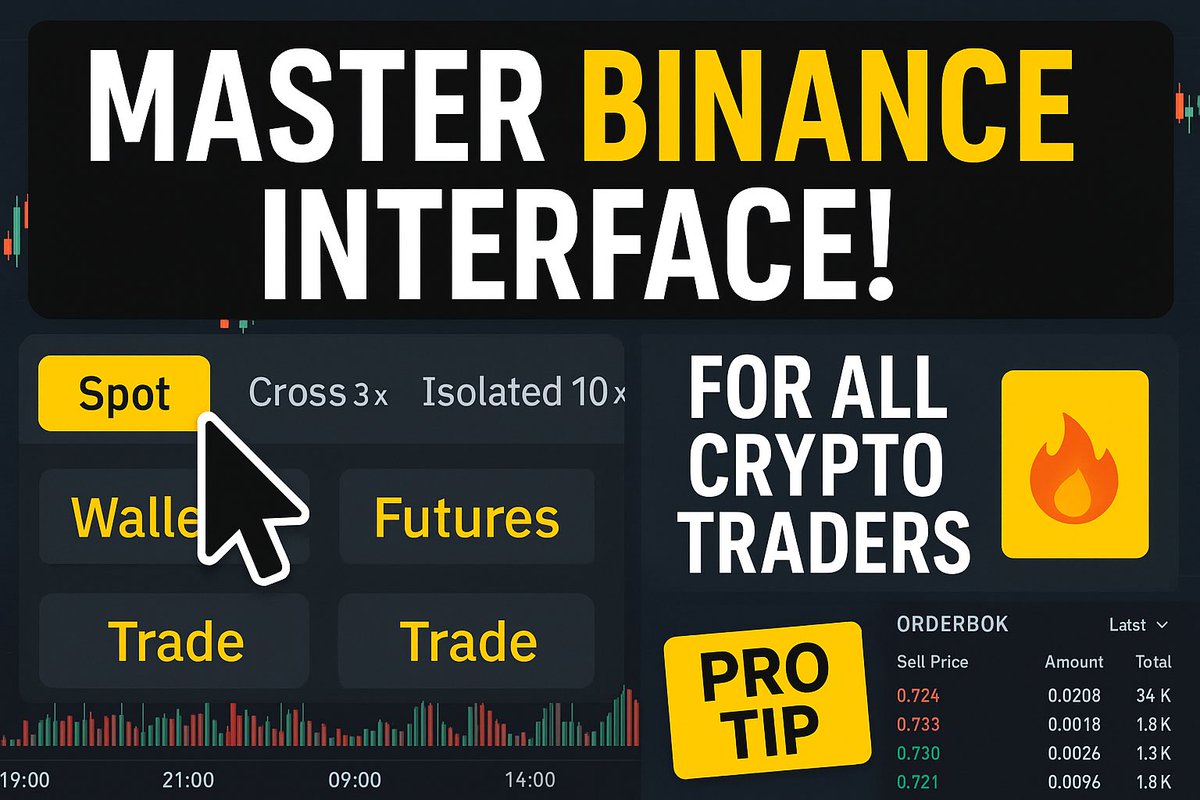 SsebaddukaAraf's tweet image. “MASTER BINANCE INTERFACE!” 
“For All Crypto Traders 🔥”
🧠 Confused by the Binance interface? You are not alone but that ends today.
youtu.be/o0oR68lX4aI?si…
#BinanceTutorial #CryptoTrading #CoachArafat #CryptoEducation #SovereignCryptoSociety