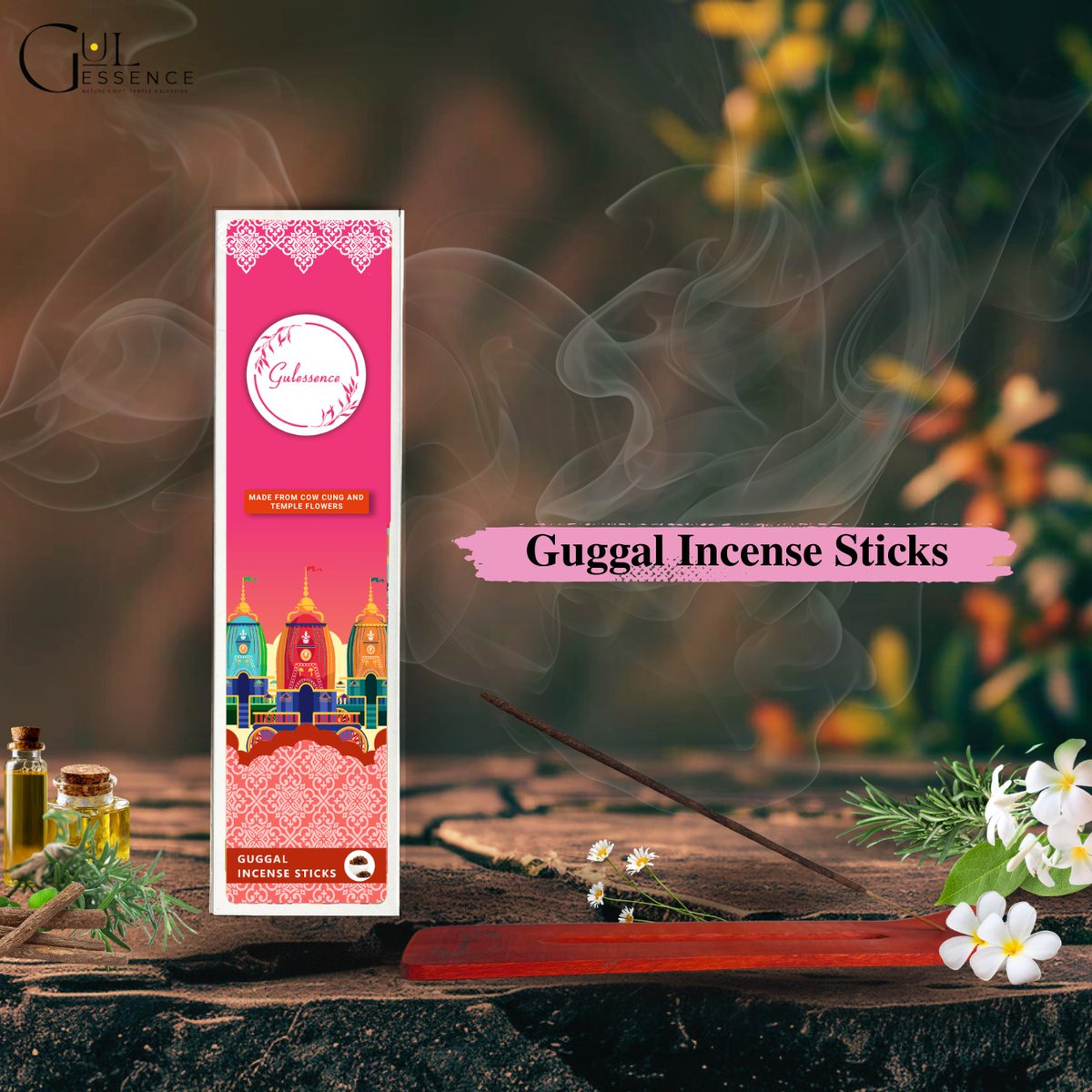 GulessenceIndia's tweet photo. Experience the divine aroma of Guggal — purify your surroundings, elevate your mood, and reconnect with tradition. 🌿🕉
🌐Order now at https://t.co/0pBrNIdItm 
#GuggalIncense #SacredAroma #Gulessence #TraditionalFragrance #OrganicIncense #PurifyWithNature #SpiritualVibes https://t.co/nZen2U5C1Q