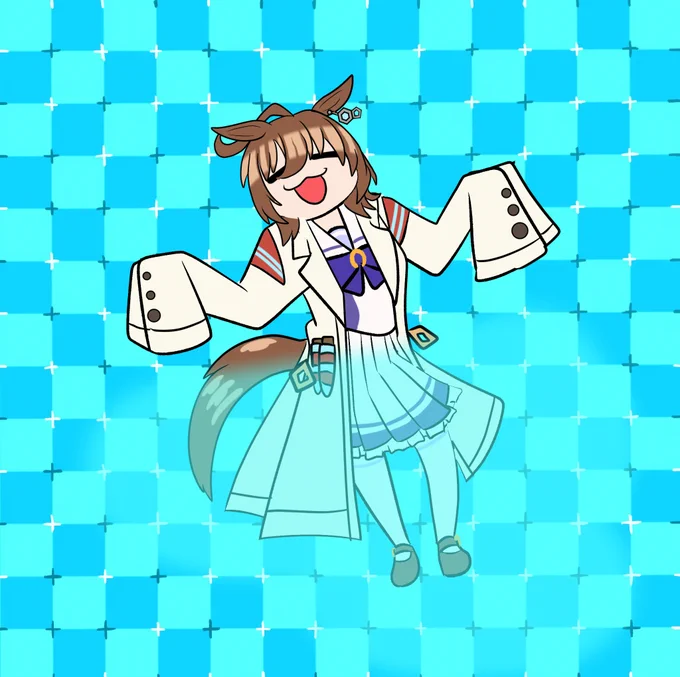 波に揺られるタキオン #ウマ娘プリティーダービー #アグネスタキオン