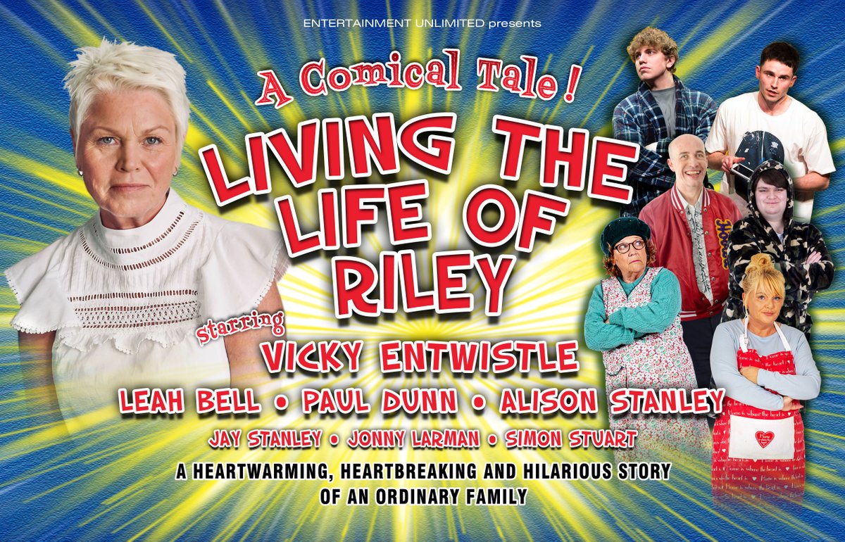 📆 Wednesday 9th July 2025
🎟️ tinyurl.com/yjc8w695

Starring Playhouse favourite Leah Bell! A heart-warming, heart-breaking and hilarious tale of a family, trying to negotiate their way through teenage tantrums, autism, and...Grandma. ❤️