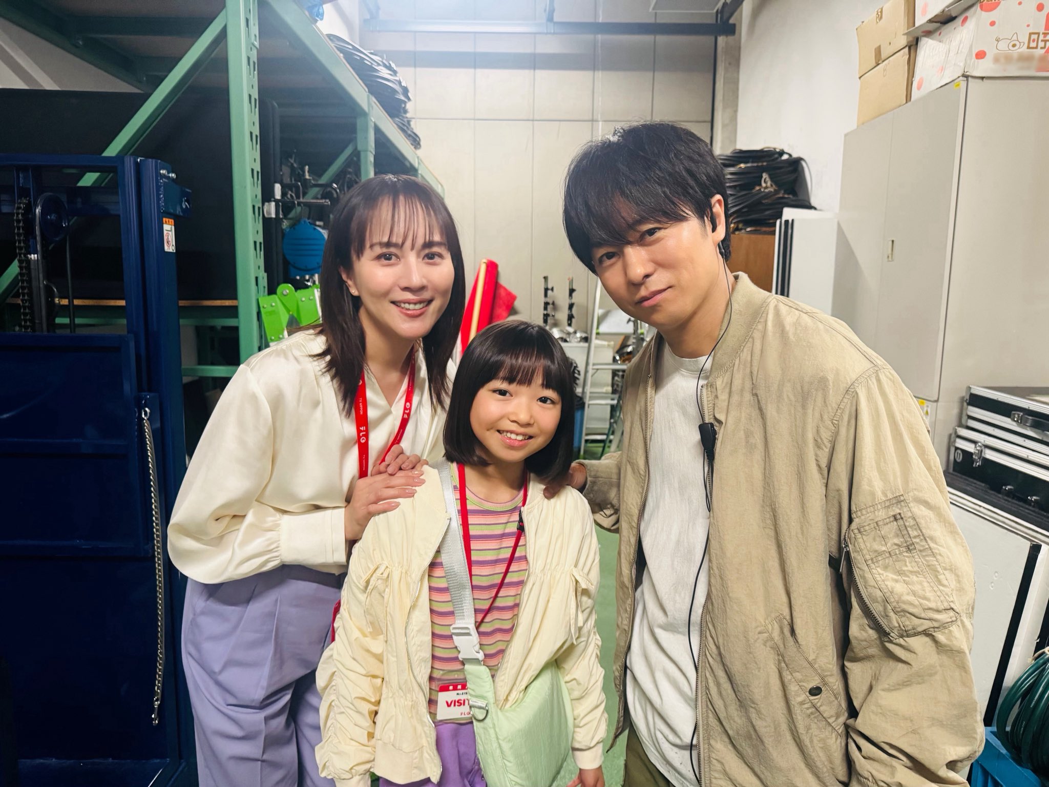 放送局占拠　B３サイズポスター　櫻井翔　比嘉愛未　貴重非売品 COVER TALK】“占拠シリーズ”3作目の舞台はテレビ局！ 『放送局