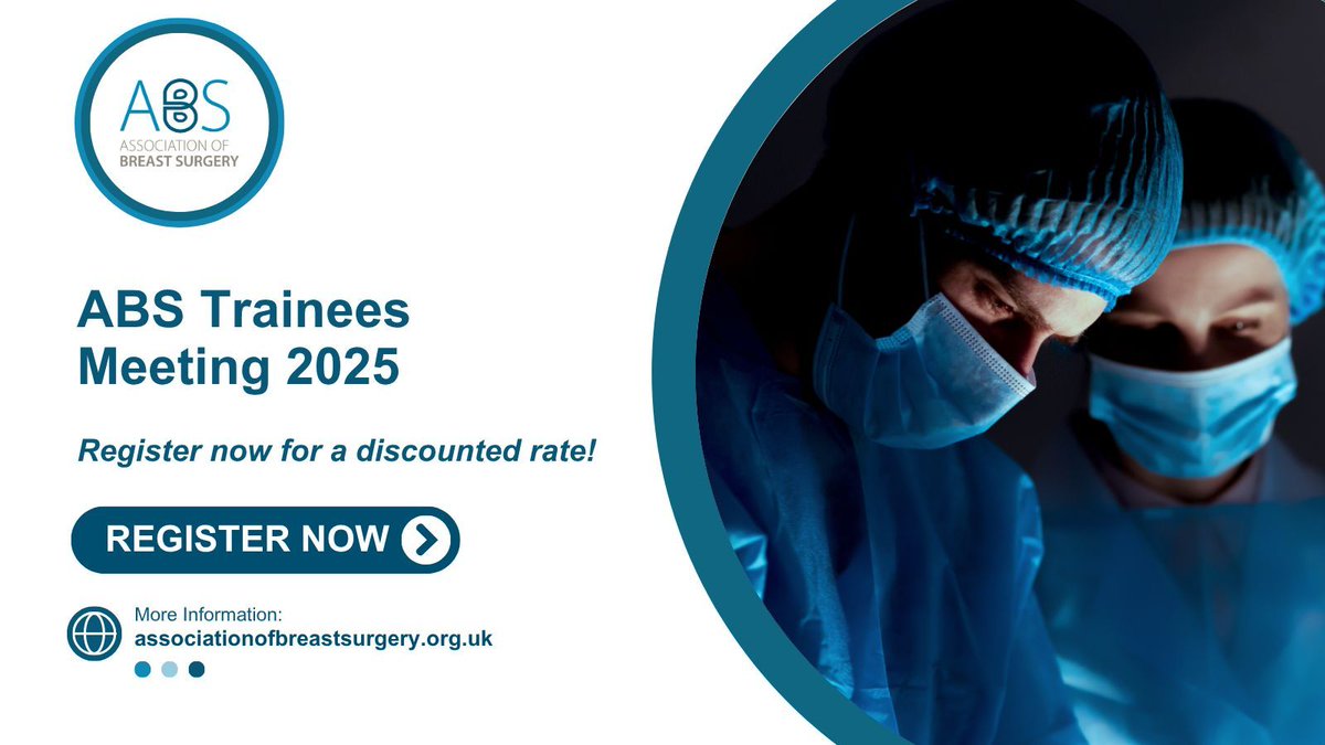 🚨 Register now for the ABS Trainees Meeting to enjoy a discounted rate! 
📅 Offer ends 11 August 2025. 
🔗 Book now to secure your place: buff.ly/JaXm8YS
