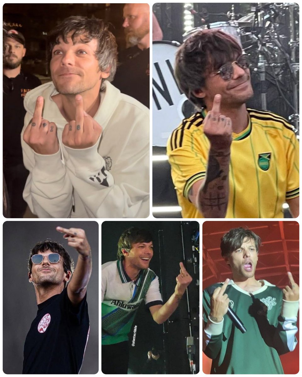 auskiwi_28's tweet photo. 🖕 Nothing says “I love you” like Louis flipping off his fans 😂❤️
#AlwaysWithLove https://t.co/qQegJlJYCT