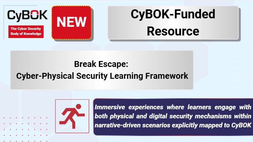 👾 A retro game to enhance understanding of complex security concepts? You got it!

Break Escape is an innovative immersive experience combining escape rooms with games-based learning, focusing on cyber-physical security challenges. 

Check it out here: buff.ly/kecaYzS