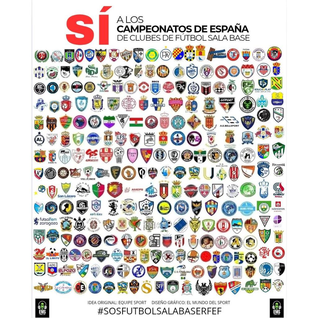 CD_SAUCEDO_SPORT (@saucedo_sport) on Twitter photo LOS CAMPEONATOS DE ESPAÑA DE CLUBES BASE DE FUTSAL 👇
DEBEN INCLUIRSE EN LOS CALENDARIOS OFICIALES DE COMPETICIÓN 25-26 DE
<a href="/rfef/">RFEF</a> <a href="/FutSalRFEF/">Futsal RFEF</a> 👇
EXIGENCIA OBLIGATORIA DE LOS
MÁS DE LOS 400 CLUBES FIRMANTES.
NO QUEREMOS SOLO PALABRAS <a href="/RafaLouzan/">Rafael Louzán Abal</a>
#SOSFUTSAL LOS CAMPEONATOS DE ESPAÑA DE CLUBES BASE DE FUTSAL 👇
DEBEN INCLUIRSE EN LOS CALENDARIOS OFICIALES DE COMPETICIÓN 25-26 DE
<a href="/rfef/">RFEF</a> <a href="/FutSalRFEF/">Futsal RFEF</a> 👇
EXIGENCIA OBLIGATORIA DE LOS
MÁS DE LOS 400 CLUBES FIRMANTES.
NO QUEREMOS SOLO PALABRAS <a href="/RafaLouzan/">Rafael Louzán Abal</a>
#SOSFUTSAL
