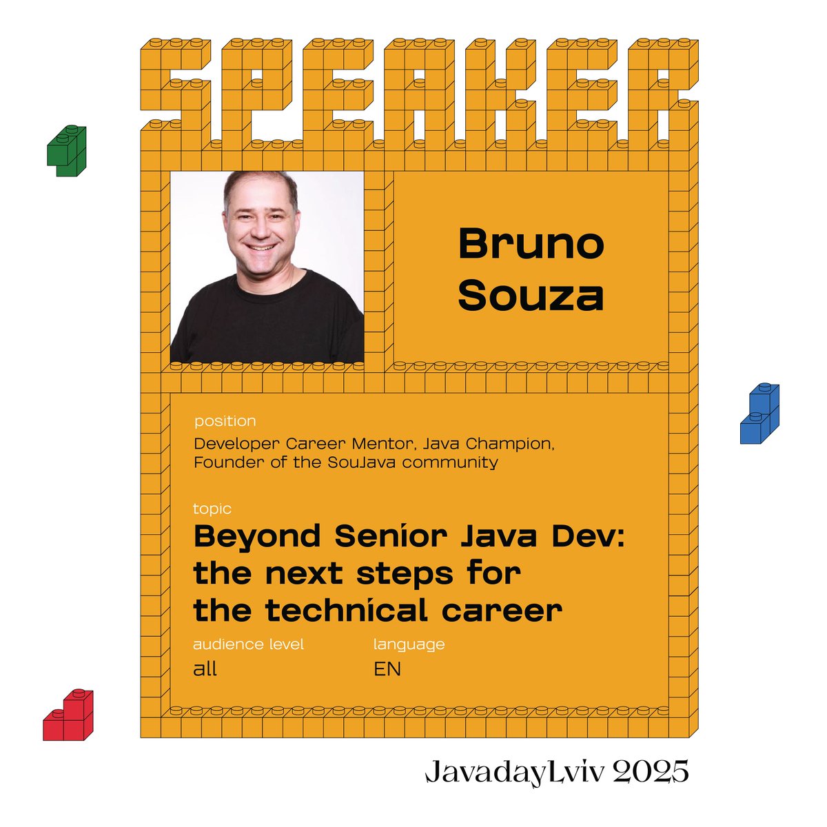 Javadaylviv's tweet image. Talk “Beyond Senior Java Dev: the next steps for the technical career” by Bruno Souza
Developer Career Mentor, Java Champion, Founder of the SouJava community.
javaday.org.ua
#JavaDayLviv2025 #JavaDayLviv #CoffeeJUG #JavaCommunity #JUG