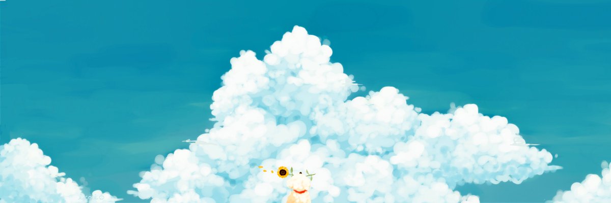 Kuragesaibou's tweet photo. 今年描いた空がテーマのヘッダーを集めてみました☁️
リポストで設定可です◎ https://t.co/1KZ7K5G3Su