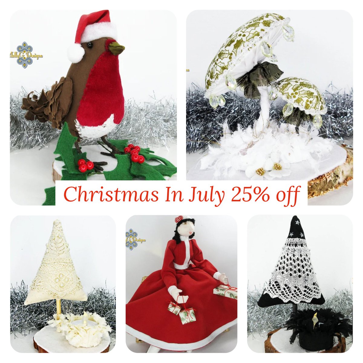 MollyGDesigns's tweet image. Be an early bird and catch the sale!
Christmas in July, enjoy 25% off festive pieces
Etsy.com/shop/mollygdes…
#ChristmasInJuly #etsy #MHHSBD #shopindie #christmasinjulysale