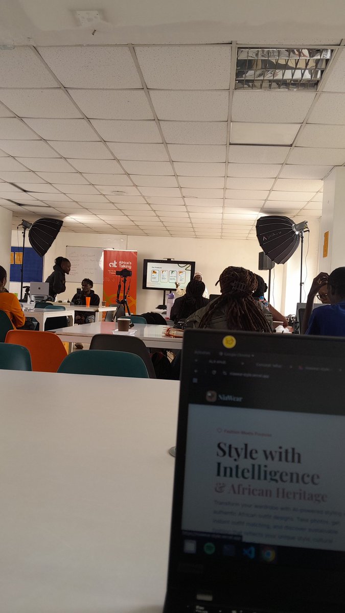 Rhodah Mulera (@mulera_123) on Twitter photo Thrilled to be part of the Women in Tech #WeloveNerds #BuildwithAT
Big thanks to <a href="/Africastalking/">Africa's Talking</a> <a href="/ATCommunityNBO/">Africa's Talking Community Nairobi</a> <a href="/ATWomenInTech/">ATWIT</a> for creating such a powerful platform for Women in Tech to innovate and connect. #fashionstyle
Super thankful to Christine my partner <a href="/christine_12_me/">Christine</a> Thrilled to be part of the Women in Tech #WeloveNerds #BuildwithAT
Big thanks to <a href="/Africastalking/">Africa's Talking</a> <a href="/ATCommunityNBO/">Africa's Talking Community Nairobi</a> <a href="/ATWomenInTech/">ATWIT</a> for creating such a powerful platform for Women in Tech to innovate and connect. #fashionstyle
Super thankful to Christine my partner <a href="/christine_12_me/">Christine</a>