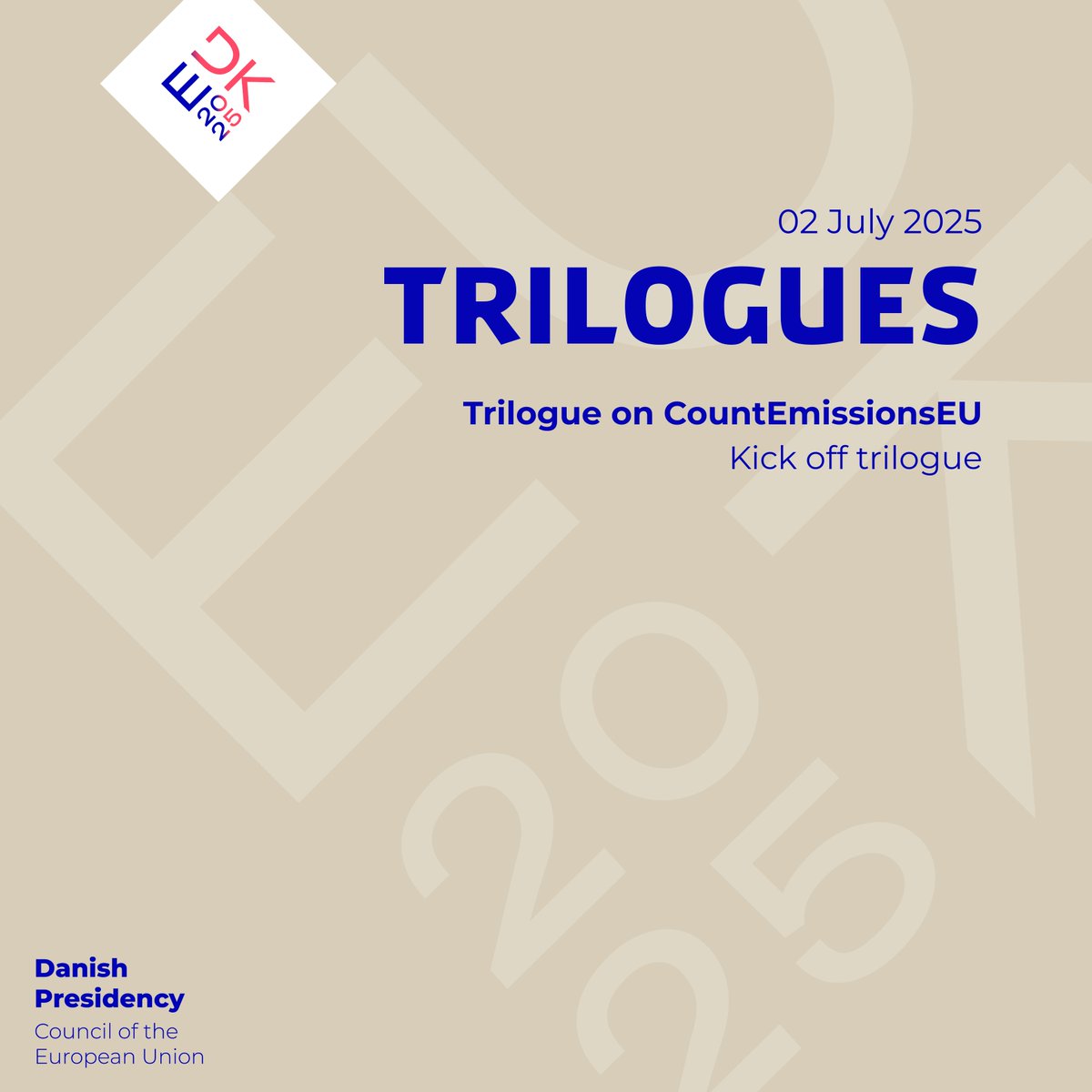 Agenda for today’s trilogues👇