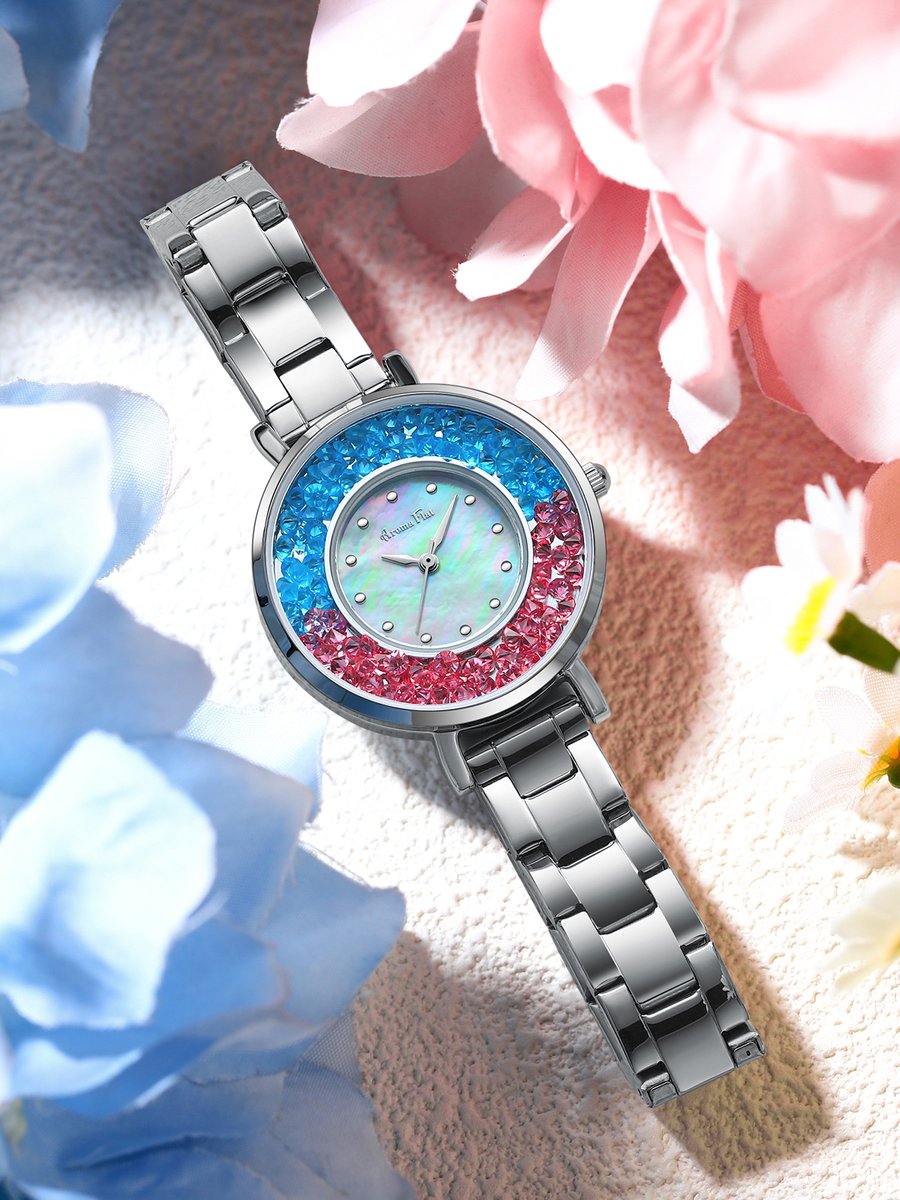 グラデーション時計を作るときの例✨
勿論、斜め方向にもグラデを作ったり、3色以上入れることも可能です☺