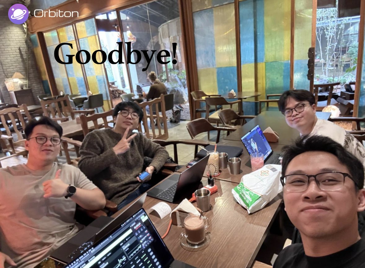 Orbiton_labs's tweet photo. Orbiton - The last goodbye

We Were Lost. We Were Invincible. Now, We Choose to Say Goodbye.

Let me tell you how it all began.

It was a sunny afternoon when Mike (25) turned to Hans (23) and Daniel (24) and asked, “Why isn’t there a CLMM on TON yet?”

The answers came quickly. The infrastructure wasn’t ready. The architecture was tricky. Maybe TON didn’t even need it - yet.

Then came the bold reply: “Why don’t we try building it ourselves?”

And just like that, Orbiton was born.

Fueled by pure builder spirit, the three of us dove headfirst into code. Within two weeks, our scrappy side project was beginning to take shape. And then - an unexpected twist: the Hackathon Hacker League 2024.

This was the flagship hackathon of the year on TON, drawing builders from every corner of the globe. For us, it was a chance to test whether Orbiton was on the right trajectory. But we knew our pitch needed work. Our GTM strategy was shaky. That’s when James (30) joined the team.

Four dreamers. One shot.

We traveled 1,687 kilometers to a city none of us had ever been to - Ho Chi Minh City - for the hackathon bootcamp. But things didn’t go as planned. Due to logistical hiccups, the entire event went online. So instead of exploring the city, we hunkered down for three days straight - coding, debugging, rehearsing.

Diet Coke. Pizza. Bread. Snacks. That was our fuel.

Then came pitch day. James delivered a flawless 5-minute presentation - one of the best he’d ever done in his life, he said. Confident, we shut our laptops and headed out for drinks, dreaming about at least a third-place prize to cover our travel expenses. Orbiton wasn’t polished yet, but it already felt like a smooth, user-focused DeFi miniapp.

But the miracle never came.

Not even third place.

That night, by the river in Saigon, tears fell. We were shattered. As our plane left the city, it felt like our dream had ended before it even started.

Still, we kept building.

Because building isn’t something we do. It’s who we are.
And then - it happened. Hackathon organizers reached out: Orbiton had made it to the final round.

Adrenaline surged. Hope returned. This time, we swore - we wouldn’t fail.

The ghost of our previous fall still lingered. We felt the pressure. We knew we hadn’t nailed the final pitch the way we had at bootcamp. We comforted ourselves: maybe we could win a sponsored track - maybe Dedust would recognize our work.

The announcement day arrived.

And suddenly, we won. Third place, Dedust’s track. Our call exploded into chaos.

“We won something! We actually won!”

It felt surreal - but it wasn’t over yet.

We didn’t even dare dream of winning the DeFi Unicorn Track. That felt like a prize for giants. As they announced third, then second place - other projects were called. We prepared for disappointment.

Then it happened.

“1st prize: Orbiton.”

Silence. Then disbelief. Then madness.

We raced to find each other. We jumped on our scooters and tore through the city, singing at the top of our lungs. That night, we didn’t just win a hackathon.

We ruled the world.

But the mountain doesn’t end at the summit.

Winning a hackathon is hard. But launching a real product? Infinitely harder.

We pitched to dozens of VCs. Not a single yes.

We ran campaigns, only to realize the TON community was still too small.

We applied for a TON Foundation grant - rejected. Then the grant program disappeared altogether.

https://t.co/1DA8FkG5jW became the only one who gave us hope. We applied for their grant. But again, challenges far beyond code blocked our way.

We learned our lessons the hard way:

- Great code isn’t enough. You need GTM, capital, strategic support.

- Never let failure crush your passion.

- TON has serious infrastructure pain points. 15s+ transaction finality kills UX.

- TON needs something truly different - not AI, not memes, not gamefi. Look at how Solana rode the meme wave, or Base rode the AI trend. TON needs a breakout idea.

- And when that breakout moment arrives, DeFi must be ready. DeFi is the backbone. Memes on Solana would’ve gone nowhere without Phantom, Raydium, Jupiter.

And so, today, Orbiton ends.

Not because the dream is gone. But because it’s evolving - into a new shape, a new project, a new tomorrow.

We want to thank everyone who supported us - our beloved mentor @tucq88 , TON Society @toncommunity  , Josephine from TON SEA @tonssea, Dedust @dedust_io  , https://t.co/1DA8FkG5jW @ston_fi  Your belief meant the world.

We’ve open-sourced everything - smart contracts, frontend, backend. If you’re building a DEX on TON, or building CLMM with FunC, or improving one, take a look. Those lines of code won us first prize. They carry our pride.

This is goodbye - for now.

But we’ll see you again.

One day.

– Team Orbiton

 🌌https://t.co/SrJfjtTW7W 

 🚀 Built with heart. Stopped with grace.