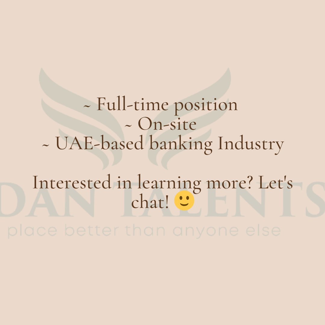 AidanTalents's tweet photo. AIDAN TALENTS is HIRING!

We're looking for a Lead IT Auditor with a certification in Internal Audit/Public Accountant.

~ Full-time position
~ On-site
~ UAE-based Bank

Interested in learning more? Let's chat! 🙂

#ITAudit #Audit #UAE #hiring #recruitment #sourcing #aidantalents https://t.co/1NdWe4isxC