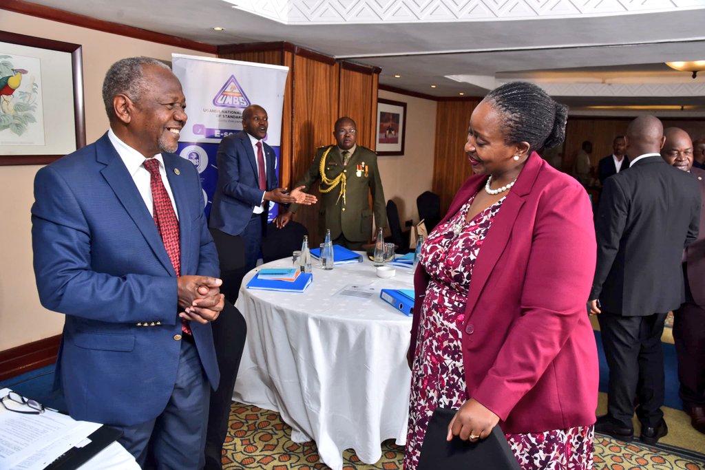 Kyobe Sarah. N (@kyobesarah) on Twitter photo The 10th National Standards Council (NSC), which has been established as the governing authority, is responsible for overseeing the strategic direction and implementation of policies for the <a href="/UNBSug/">UNBS</a>. #UNBSNewBoard
<a href="/KiraboSylvia/">Kirabo Sylvia (MCIPR,MCIM)</a> <a href="/HadyNaka/">Nakakande Khadija</a> <a href="/GovUganda/">Government of Uganda</a> <a href="/FMwebesa1/">Francis Mwebesa</a> The 10th National Standards Council (NSC), which has been established as the governing authority, is responsible for overseeing the strategic direction and implementation of policies for the <a href="/UNBSug/">UNBS</a>. #UNBSNewBoard
<a href="/KiraboSylvia/">Kirabo Sylvia (MCIPR,MCIM)</a> <a href="/HadyNaka/">Nakakande Khadija</a> <a href="/GovUganda/">Government of Uganda</a> <a href="/FMwebesa1/">Francis Mwebesa</a>