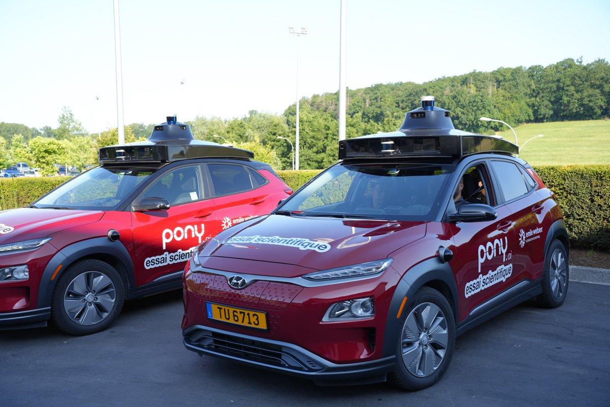 ❤️Thank you to Luxembourg Economy Minister Lex Delles and Mobility and Public Works Minister Yuriko Backes for joining Pony.ai for an autonomous ride earlier this week. 
We look forward to continuing to pursue the future of autonomous mobility together.