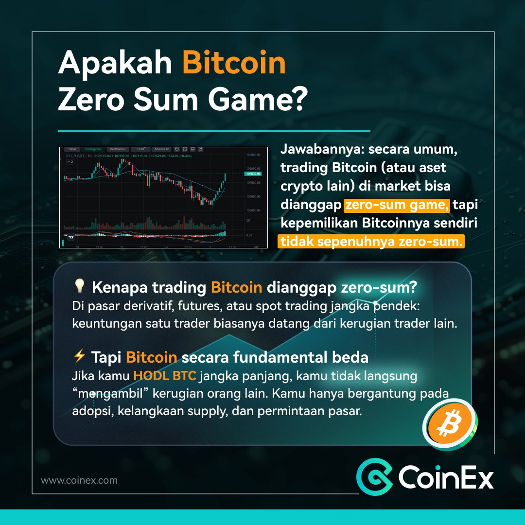 3] Apakah Bitcoin Zero Sum Game? 👀