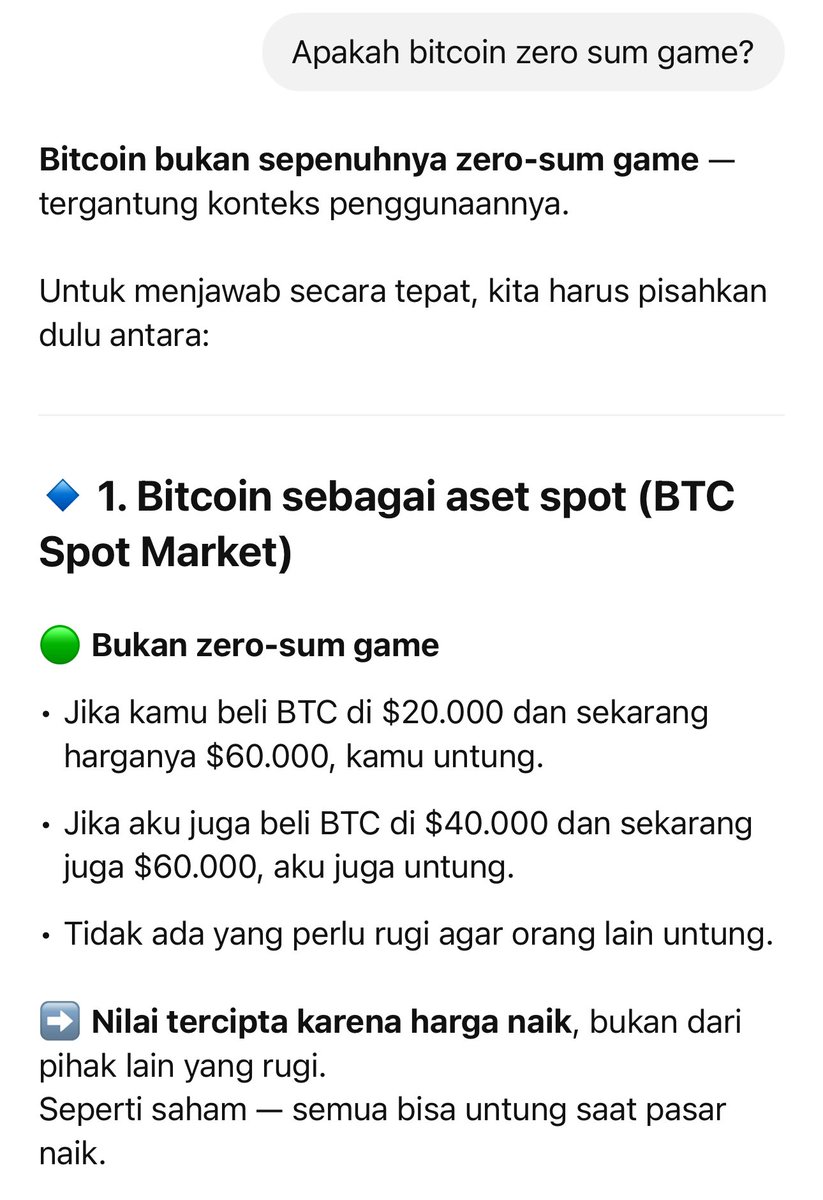 Ardalyn_'s tweet image. Jujur aku gak paham
Aku gak berani menjelaskan apa yg tidak aku pahami

Tapi assistance AI ku bilangnya gini

Ini bukan aku yaa tapi AI ku

#ZEROSUMGAME or NOT