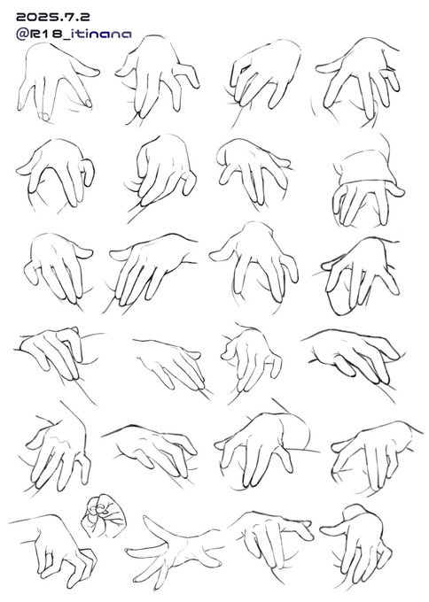 ただの手の練習 