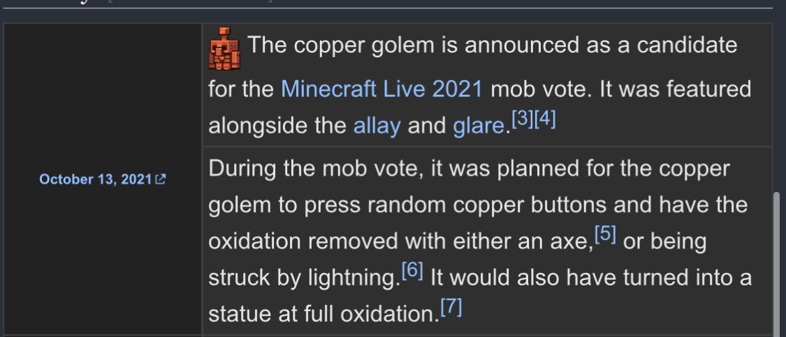 Thank god it lost man

The only negative is that we lost the statue mechanic, but since copper golems are like pets I think it’s more valuable to have the oxidation stages act as cosmetic customisation