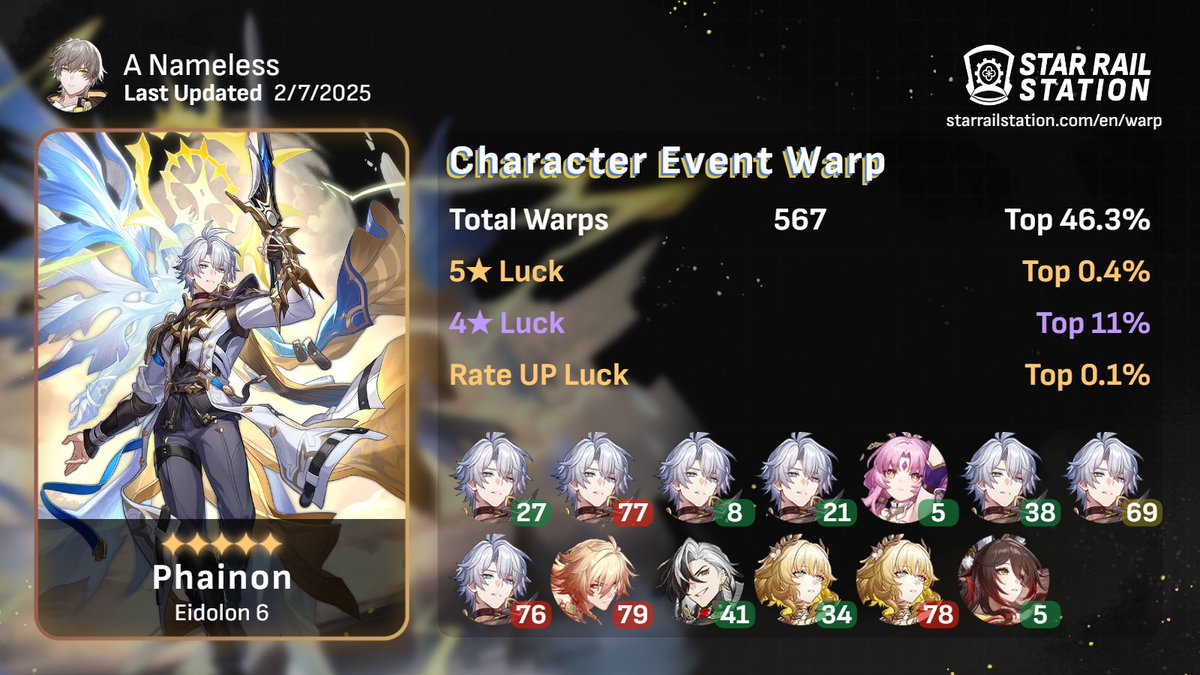 sara 💫 lian ♥️🗝 e6 phainon!! tweet media