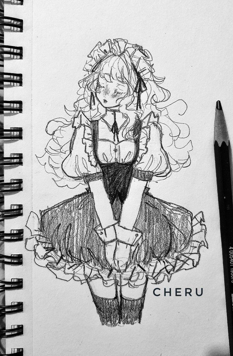 maid sketch repost