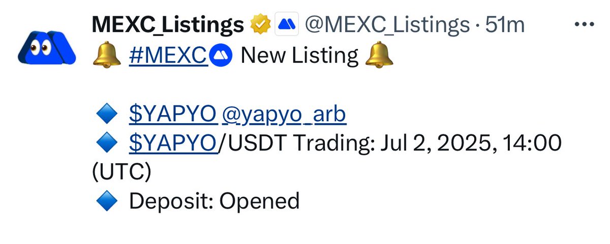 $YAPYO ON MEXC TODAY 

* insert shrek meme*
