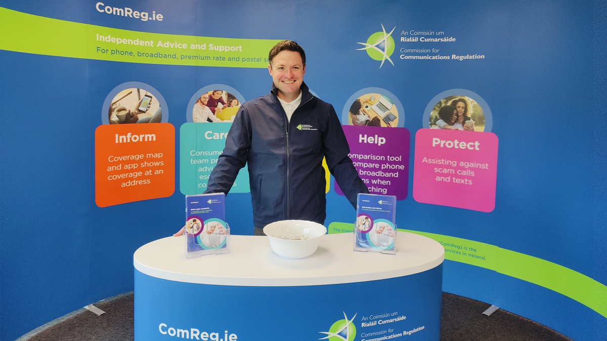 ComReg (@comreg) on Twitter photo We are at The 50 Plus Show this Thursday 3 July in the Radisson Blu Hotel, Sligo. Visit us at stand 20 for advice and information <a href="/SeniorTimesMag/">Senior Times</a> shorturl.at/EX6dv We are at The 50 Plus Show this Thursday 3 July in the Radisson Blu Hotel, Sligo. Visit us at stand 20 for advice and information <a href="/SeniorTimesMag/">Senior Times</a> shorturl.at/EX6dv