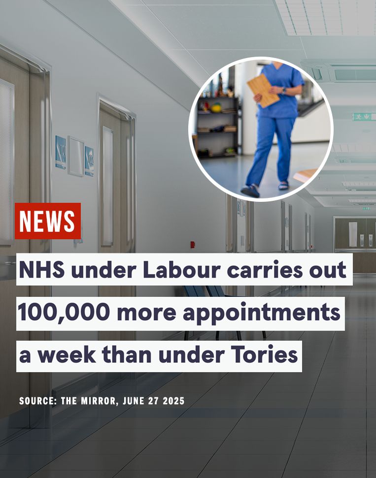 PutneyLabour's tweet image. 🚨 With Labour, the NHS has delivered 100,000 more appointments a week than under the last Tory Government.
👉 *Read more:* mirror.co.uk/news/politics/…
Labours are rebuilding Britain Wandsworth