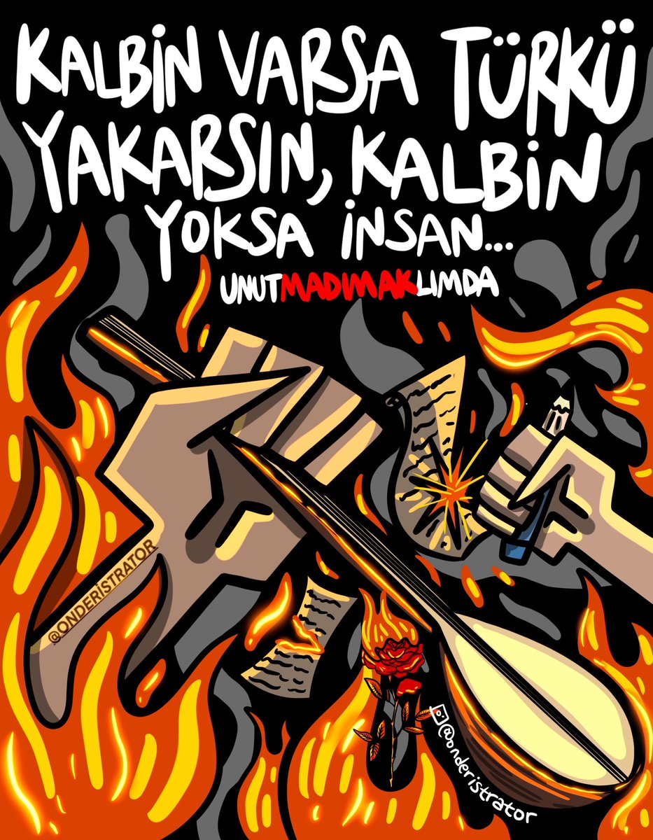 Kalbin varsa türkü yakarsın, kalbin yoksa insan… 32 yıldır UNUTMADIM AKLIMDA 🥀
•
#2temmuz1993 #sivaskatliamı #madımak #madımakkatliamı #sivas #insan #alevi #unutMADIMAKlımda #karikatür #karamizah