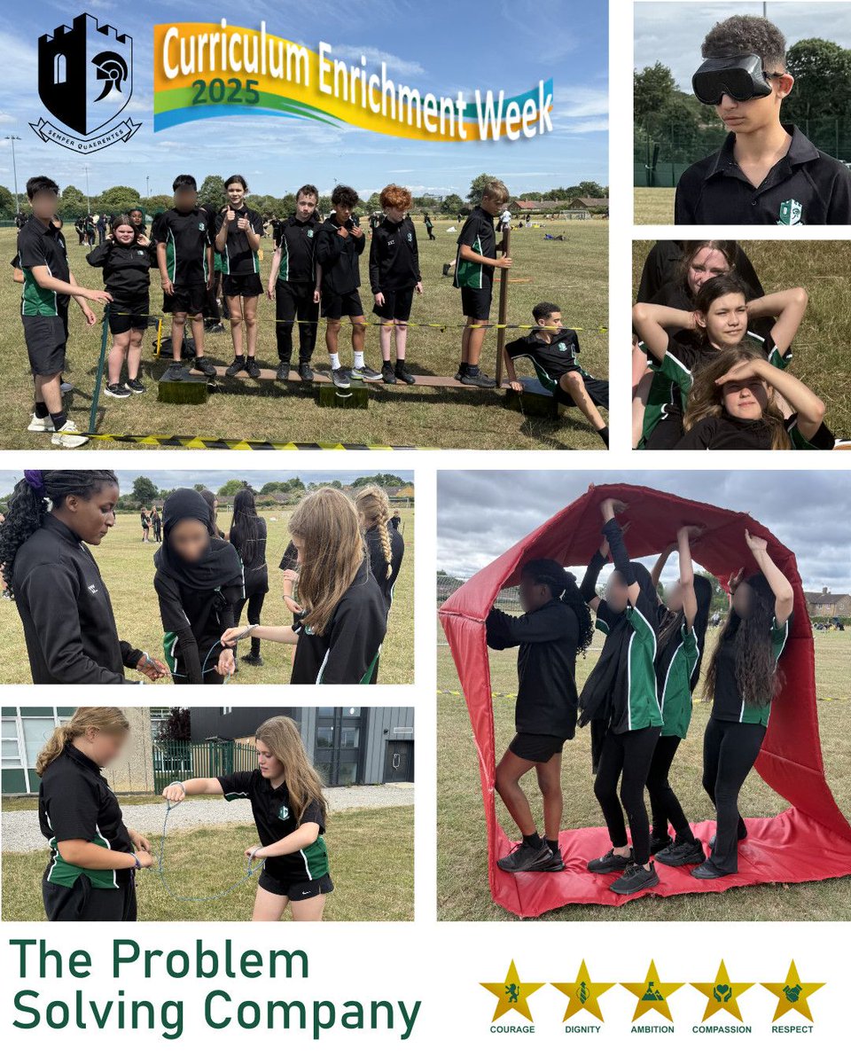 Our Year 7 had an amazing day filled with challenging problem-solving activities as part of their Enrichment Week program. They showcased fantastic teamwork and tackled each challenge with enthusiasm. Thank you to <a href="/problemsolveit/">Problem Solving Co.</a> for running this event! 🧩👏 #ambition