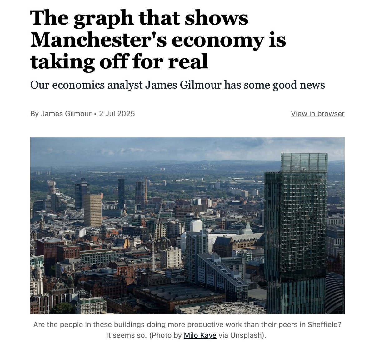 Meirion Jones (@meiriontweets) on Twitter photo Interesting by <a href="/james_gilmour/">James Gilmour</a> <a href="/ManchesterMill/">The Mill</a>. Has the investment into <a href="/BeeNetwork/">Bee Network</a> trams and buses supercharged Manchester City Centre? Is poor public transport holding other cities back? Interesting by <a href="/james_gilmour/">James Gilmour</a> <a href="/ManchesterMill/">The Mill</a>. Has the investment into <a href="/BeeNetwork/">Bee Network</a> trams and buses supercharged Manchester City Centre? Is poor public transport holding other cities back?