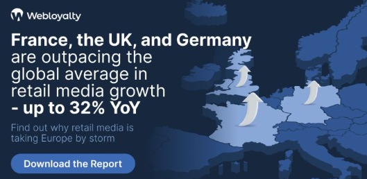 European marketers are turning to closed-loop attribution and real-time optimisation to stay ahead. 

See why Retail Media is growing rapidly in France, the UK and Germany.  Download our report today, in partnership with RetailX: ww2.webloyalty.co.uk/retail-media-l…  #RetailMedia