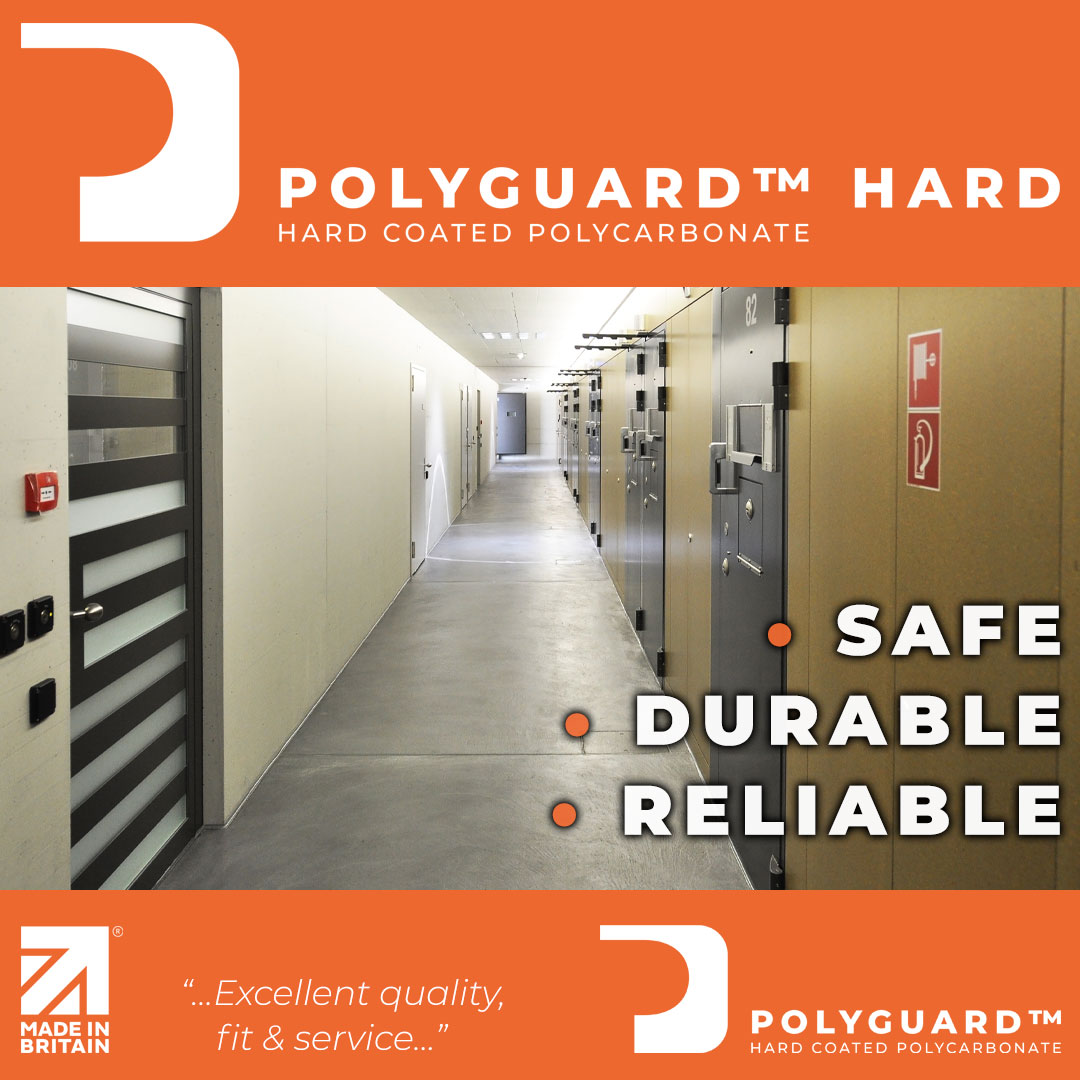 Discover PolyGuard™ Hard, the premier safety glazing solution for high-risk environments such as prisons, hospitals, and mental health facilities. Engineered for unmatched impact resistance and durability, PolyGuard™ Hard ensures safety without compromising visibility.