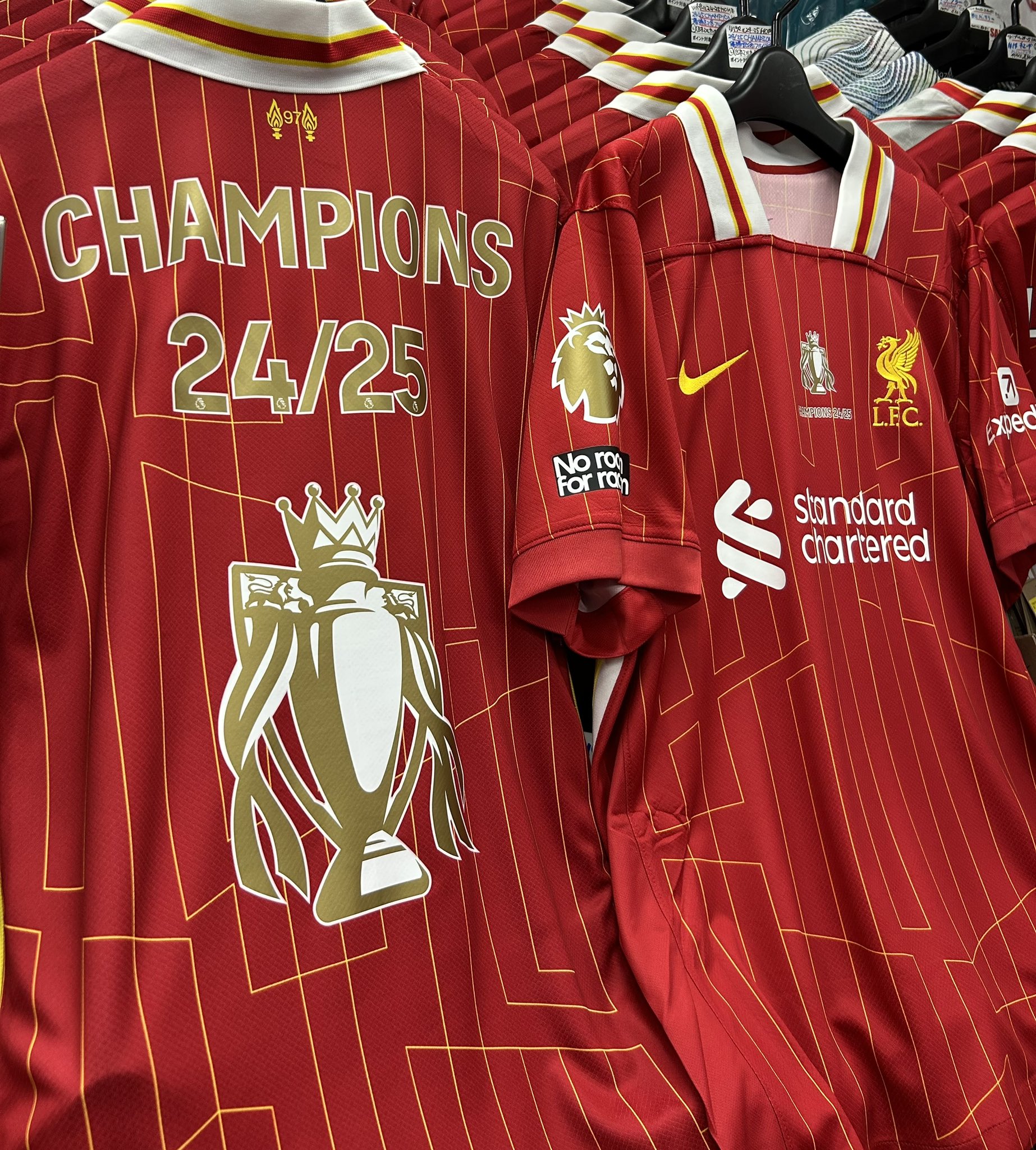 リバプールFC 2018-2019シーズン CL優勝記念ユニフォーム リバプールFC 2018-2019シーズン CL優勝記念ユニフォーム 楽天