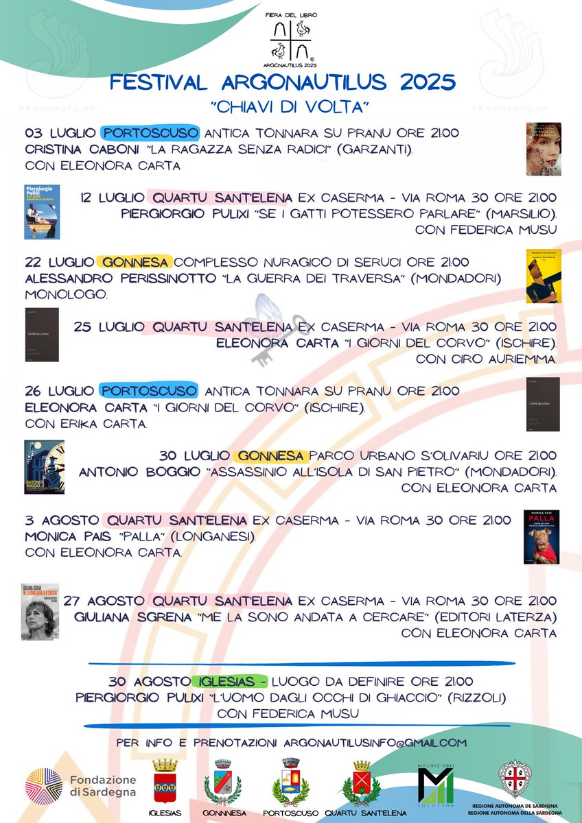 Festival "Chiavi di Volta" Argonautilus Estate 2025
Il programma completo
Per info: argonautilusinfo@gmail.com