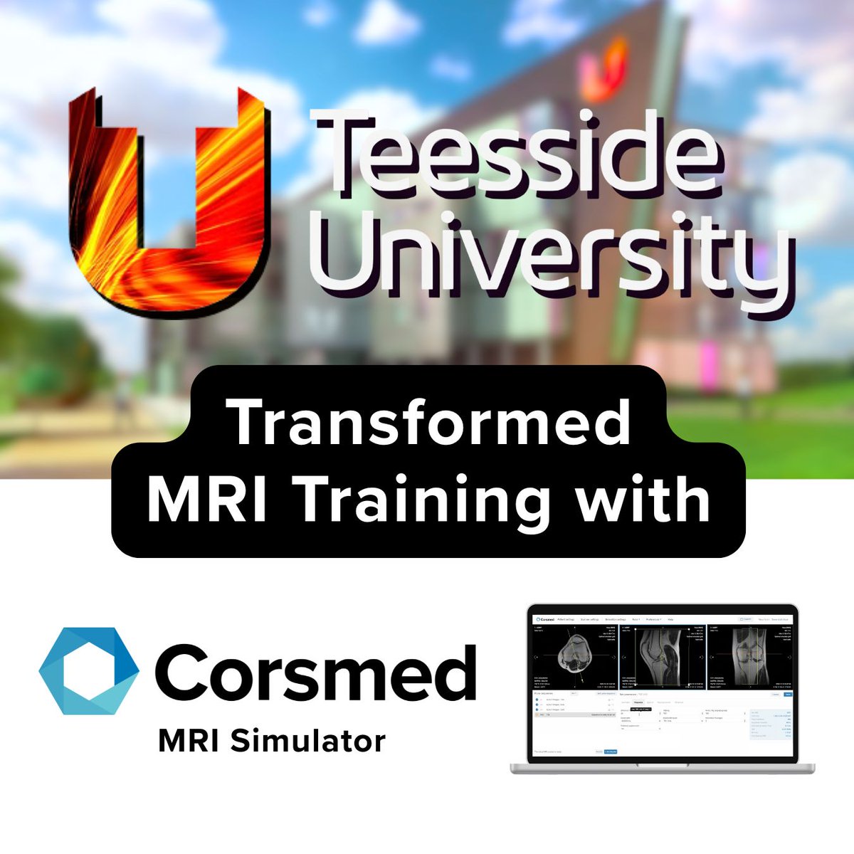“We were struggling to give all students an equal MRI experience.”

Teesside Uni solved it with Corsmed’s MRI simulator.
Now grads go straight into MRI &amp; CT roles.

 “Corsmed has been a transformation to our program.”

🔗 corsmed.com/success-storie…
#MRI #Radiography