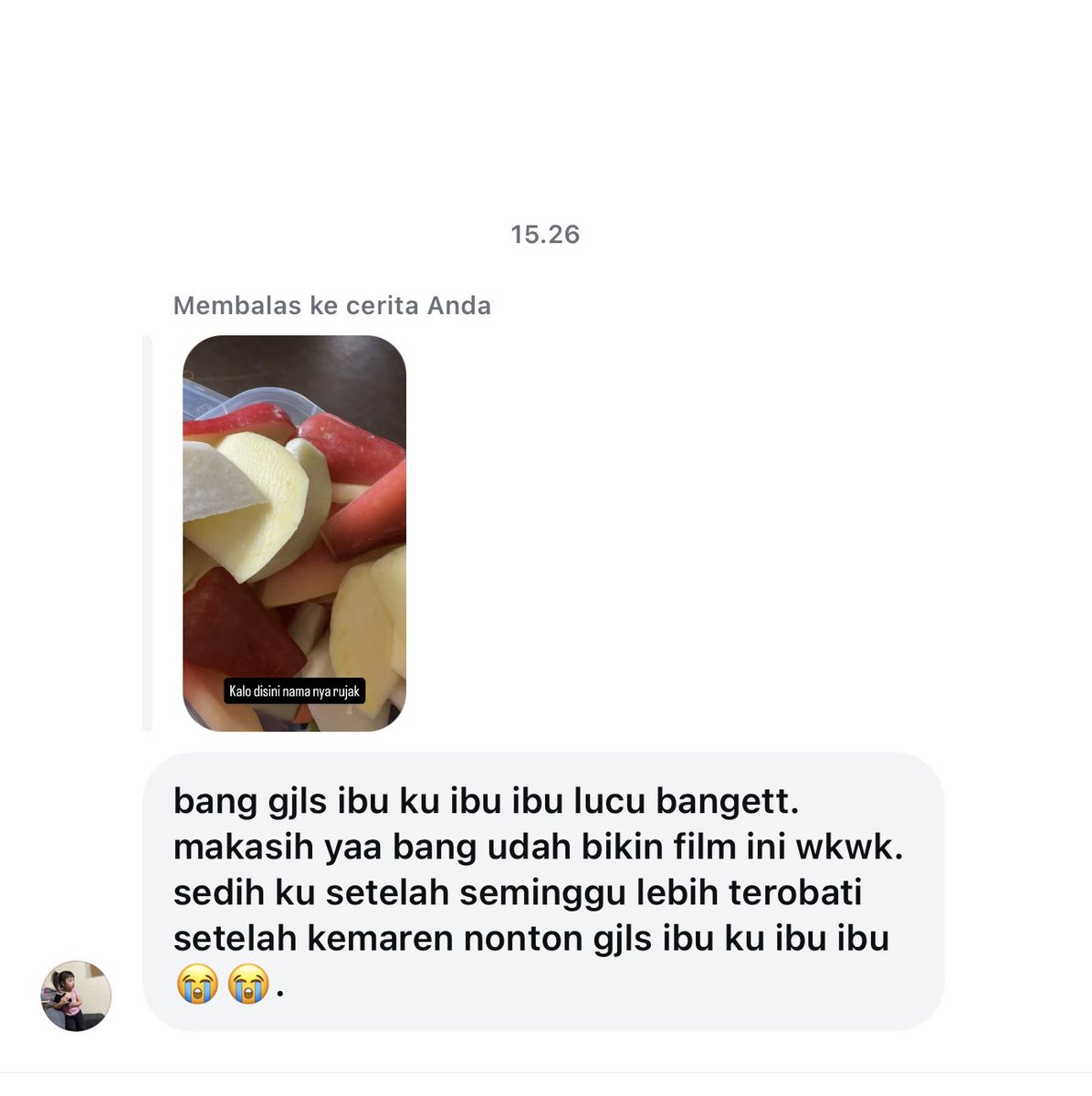 Jangan kan sedih seminggu, sedih setahun juga kayaknya terobati deh 😁