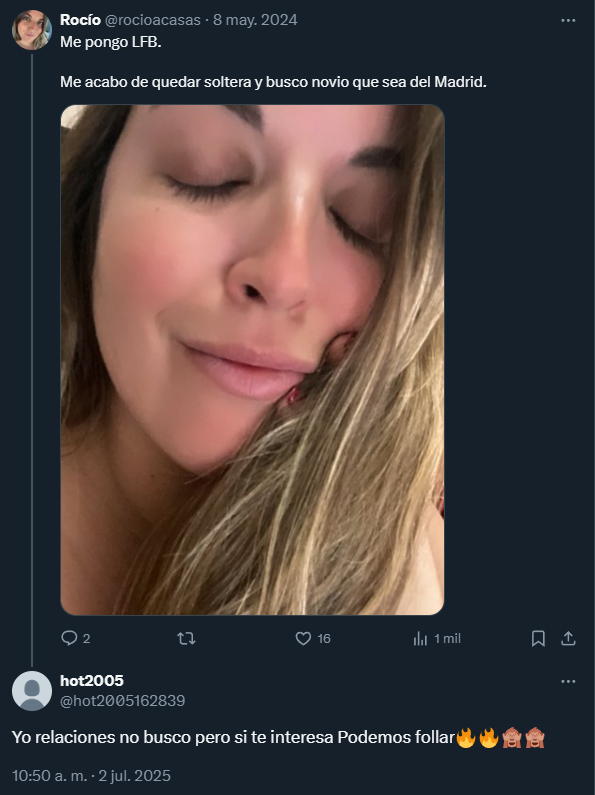Rocío tweet media